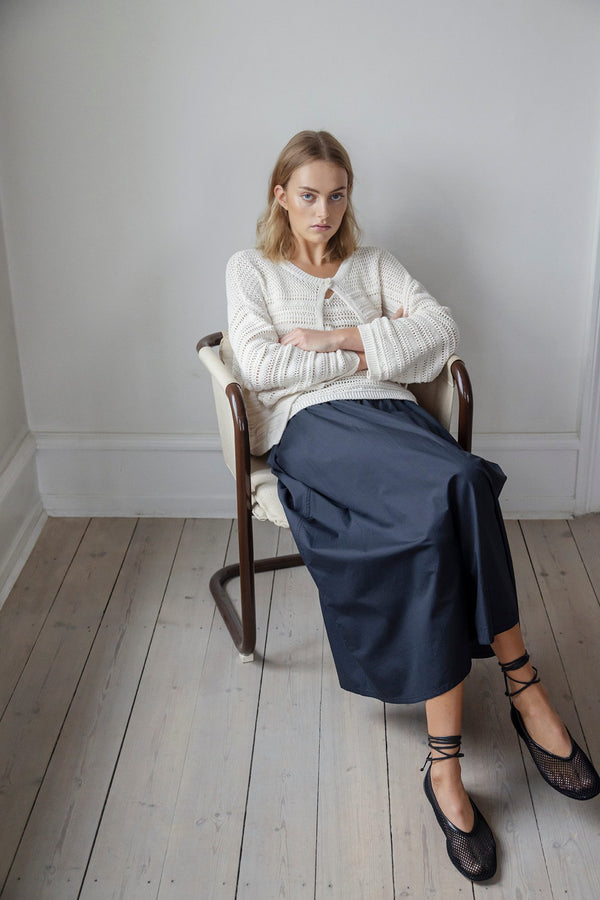 ALAIA 102 CHALK